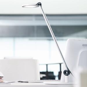 Waldmann Lampă masă LED PARA.MI MFTL 102R rotundă alb 930, reglabil, Alb, Studiu / Birou, Metal