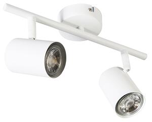 Spotlight modern alb cu 2 lumini inclinabile - Jeana 2