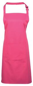 Șorț de bucătărie cu cordon de gât și buzunar - Hot pink