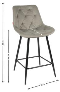 Scaun Bar KJC274 Gri
