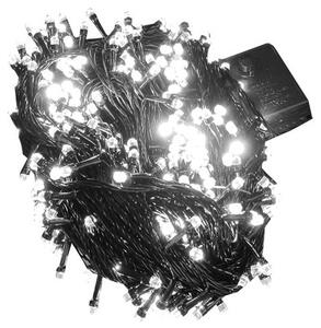 Instalatie de Craciun liniara, 400 LED-uri, alb rece, pentru interior/exterior