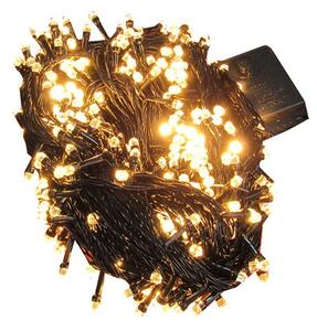 Instalatie de Craciun liniara, 400 LED-uri, galben, pentru interior/exterior