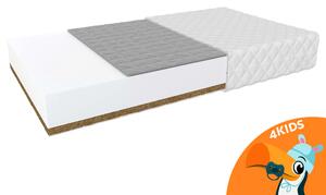 Saltea pentru copii cu cocos și hrișcă Bambino Console 80x200 - premium Jersey
