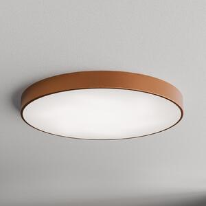 TEMAR LIGHTING Plachetă Cleo 800, Ø 78 cm cupru, reglabil, Cupru, Camera de zi / sufragerie, Metal
