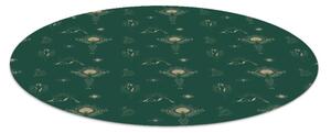 Rotunde covoras protectie pardoseala Model ezoteric mistic