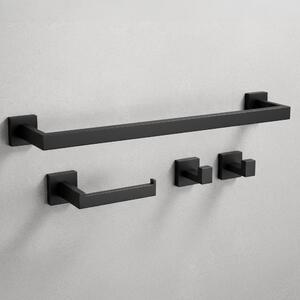 Set accesorii pentru baie Rio Black 4 piese