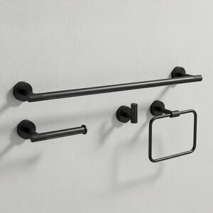 Set accesorii pentru baie GRID Black 4 piese