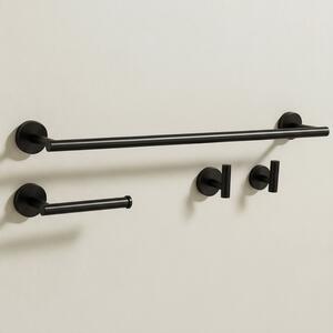 Set accesorii pentru baie Ari Black 4 piese