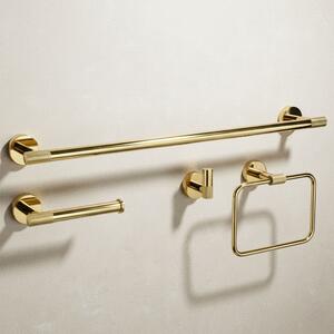 Set accesorii pentru baie GRID Gold 4 piese