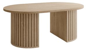Măsuță de cafea Comfivo Ulma, Stejar Cremona, PAL laminat, MDF, 43x65x110cm, 23 kg