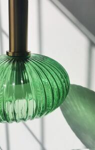 Lampă de tavan suspendată din sticlă verde APP465-1CP