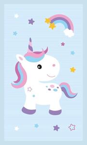 Prosop din bumbac pentru copii cu motiv de unicorn Lățime: 30 cm | Lungime: 50 cm