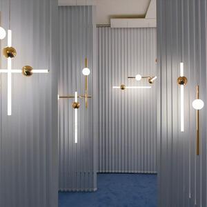 Lampă de tavan suspendată cu LED-uri auriu alb APP478-CP