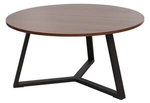 Masuta Cafea Brandy PAL,Nuc, Diametru 80 Cm