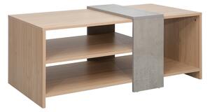 Masuta Cafea Cozzart PAL, Finisaj Stejar-Gri, Dim. 100x53x41.5 Cm