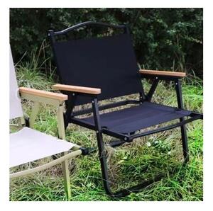 Scaun pliabil negru, pentru gradina, camping si pescuit, JollyMag, KRT09CZ, 76x45x50 cm