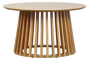 Masuta Cafea Rotunda Dominom, MDF , Stejar, Diametru 80 Cm