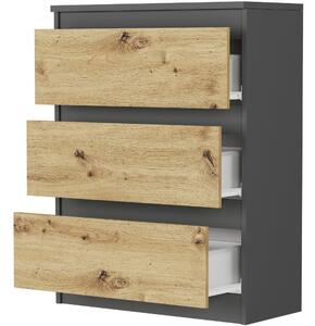 Comoda compactă R-3 - diverse variante de culori antracit mix artisan