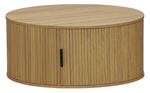 Masuta Rotunda De Cafea Kandy MDF Stejar , Diametru 80 Cm