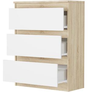 Comoda compactă R-3 - diverse variante de culori sonoma mix alb