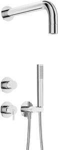 Silia Set de duș cu montare îngropată, cu pălărie de duș fixă NQS_09XK