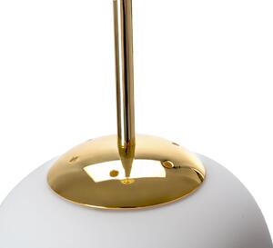 Lampa DE TAVAN SUSPENDABILA din sticla Sfera alb Auriu APP669-1CP
