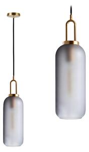 Lampă de tavan suspendată din sticlă Tuba APP628-1CP