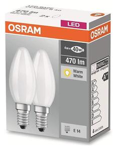 SET 2x Bec LED STAR B40 E14/4W/230V 2700K - Osram
