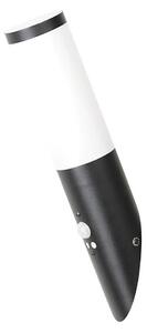 Rabalux 8146 - Aplica exterior cu senzor BLACK TORCH 1xE27/25W/230V