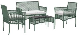 Outsunny Set de Mobilier pentru Curte, Verde Inchis