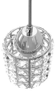 Lampă de tavan cristal argintiu APP727-1CP