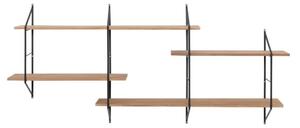 Etajeră suspendată Belfast, lemn natural (191 cm)