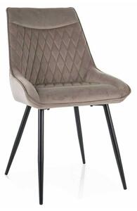Scaun de bucătărie Misty Velvet, bej