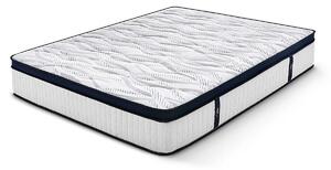 Saltea Ideal Sleep HOTEL SERIES CALIFORNIA LUX MEMORY, Arcuri Bonell, spumă poliuretanică elastică, spumă cu memorie, husă cu aerisire optimă, superortopedică, Grosime 28 cm, 80x190