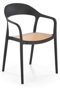 Scaun de bucătărie Ruby, maro / negru