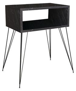 Noptiera Naida Pako World Negru 45x30x59 cm