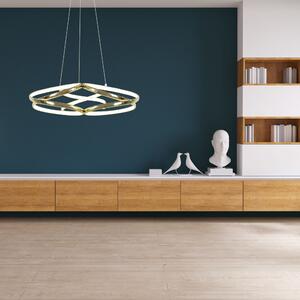 Lampa LED APP794-CP Flat Gold