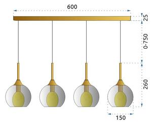 Lampa APP899-4CP