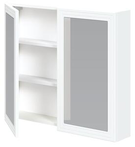 Dulap cu oglindă suspendat Bondi 80 cm, alb