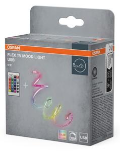 Osram - bandă LED RGB reglabilă FLEX TV MOOD 1,5m LED/4W/5V + telecomandă