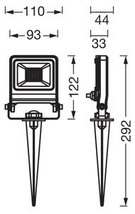 Osram - Proiector LED ENDURA LED/10W/230V IP65