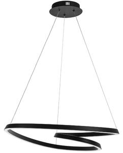 Lampă suspendată de tavan LED modern + telecomandă APP796-cp Negru