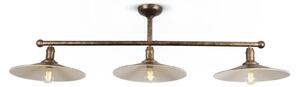 BRILAGI - Lustră cu tijă FORGE 3xE27/60W/230V cupru/patină