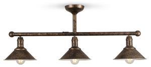 BRILAGI - Lustră pe tijă FORGE 3xE27/60W/230V patină/cupru