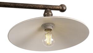 BRILAGI - Lampă suspendată pe tijă FORGE 2xE27/60W/230V cupru/patină