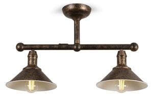 BRILAGI - Lustră pe tijă FORGE 2xE27/60W/230V cupru/patină