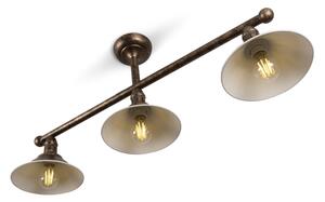 BRILAGI - Lustră pe tijă FORGE 3xE27/60W/230V patină/cupru