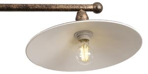 BRILAGI - Lustră cu tijă FORGE 3xE27/60W/230V cupru/patină