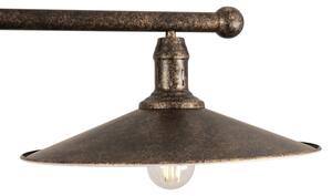 BRILAGI - Lampă suspendată pe tijă FORGE 2xE27/60W/230V cupru/patină
