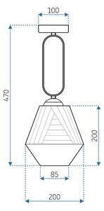 Lampă de tavan APP1025-1CP
